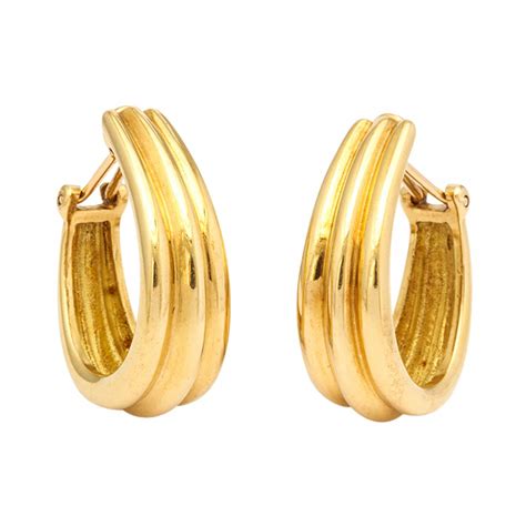 hermes earrings hoop replica|Hermes earrings enamel.